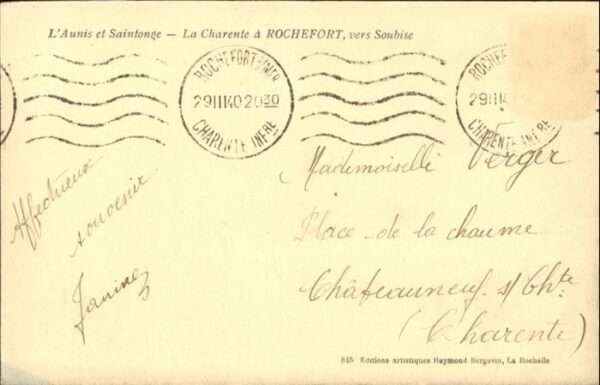 Rochefort sur Mer [Stempelabschlag] Boot – Bild 2