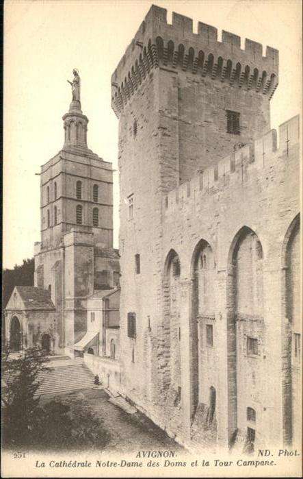 Avignon Vaucluse Cathedrale Notre Dame