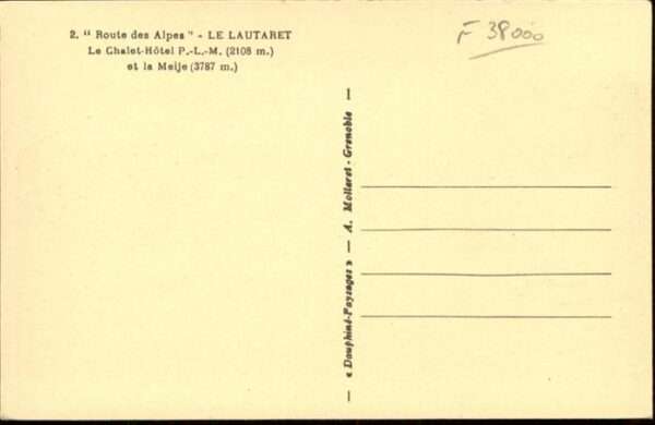 Col du Lautaret La Meije Chalet-Hotel P.-L.-M. – Bild 2