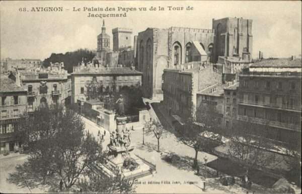 Avignon Vaucluse Palais Papes Jacquemard