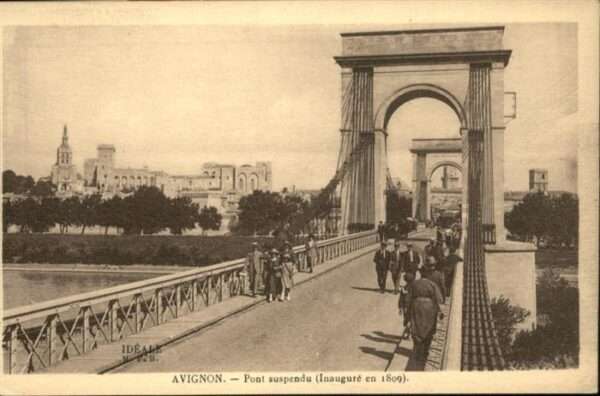 Avignon Vaucluse Pont Suspendu