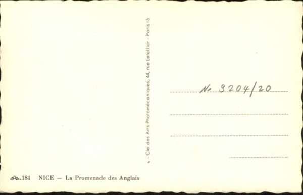 Nice Alpes Maritimes Promenade des Anglais – Bild 2