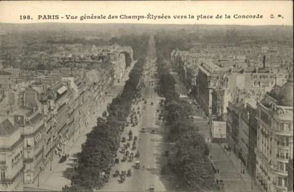 Paris Champs Elysees Place Concorde