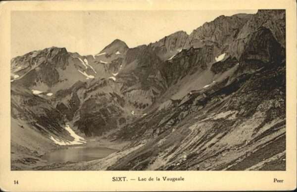 Sixt Savoie Lac Vaugeale