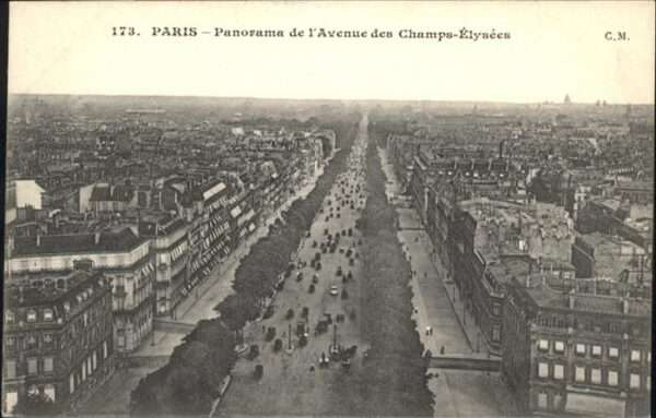 Paris Avenue Champs Elysees