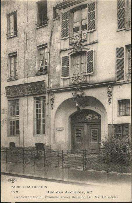 Paris Rue Archives