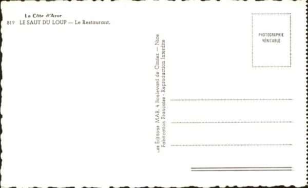 Nice Alpes Maritimes Le Saut du Loup Restaurant – Bild 2