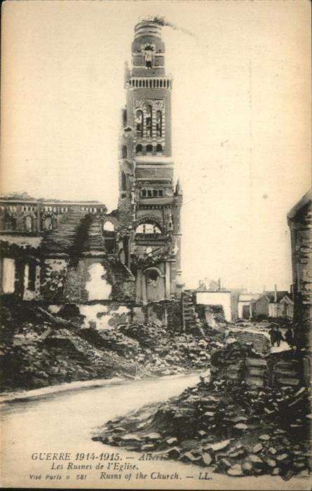 Albert Somme [?] Ruines Eglise