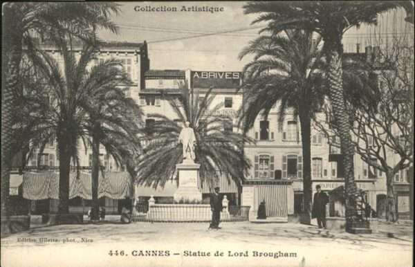 Cannes Alpes-Maritimes Statue Lord Brougham