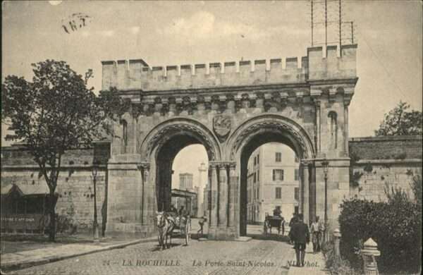 La Rochelle Charente-Maritime Porte Saint Nicolas Kutsche