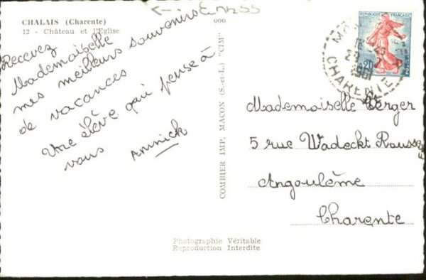 Chalais Charente Chateau Eglise – Bild 2