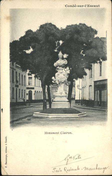 Conde-sur-l Escaut Monument Clairon