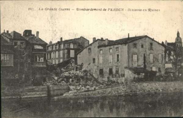 Verdun Meuse Bombardement Ruines