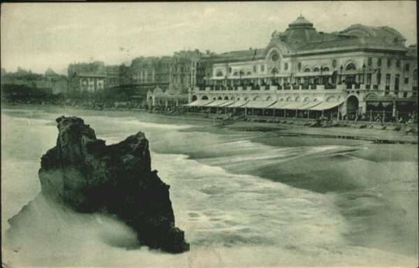 Biarritz Pyrenees Atlantiques Roche des Enfants Casino Municipal