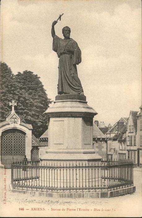 Amiens Statue de Pierre l'Ermite
