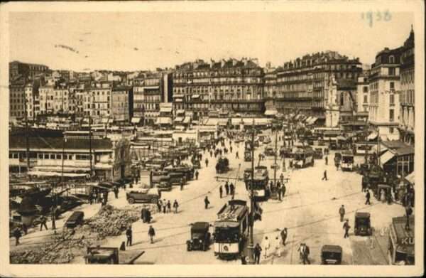 Marseille Bouches-du-Rhone Quai des Belges Strassenbahn