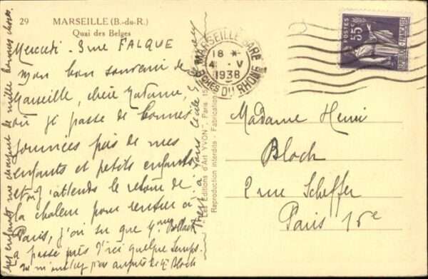 Marseille Bouches-du-Rhone Quai des Belges Strassenbahn – Bild 2