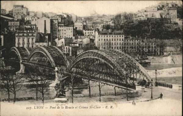 Lyon France Pont de la Boucle Coteau St Clair