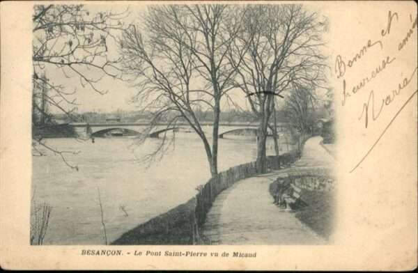 Besancon Doubs le Pont Saint Pierre
