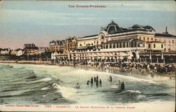 Biarritz Pyrenees Atlantiques Casino Municipal Plage