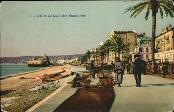 Nice Alpes Maritimes le Quai des Etats-Unis