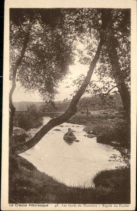 Creuse la Creuse Pittoresque les bords du Thau