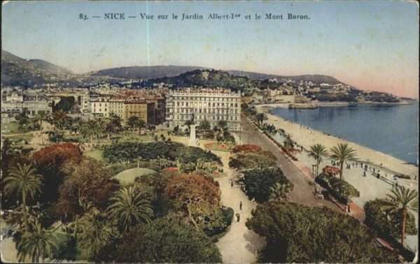 Nice Alpes Maritimes le Jardin Albert le Mont Boron