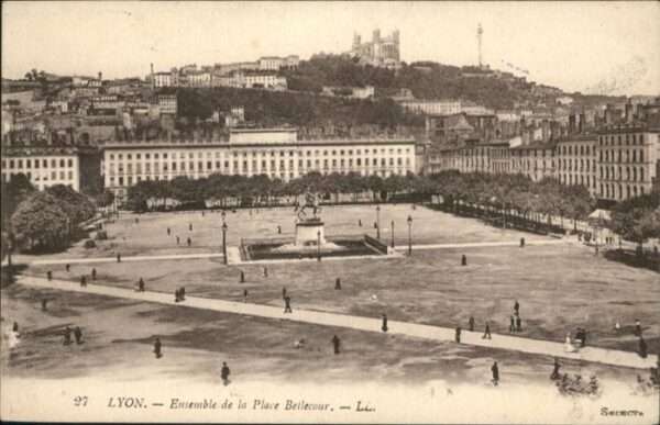 Lyon France la Place Bellecour