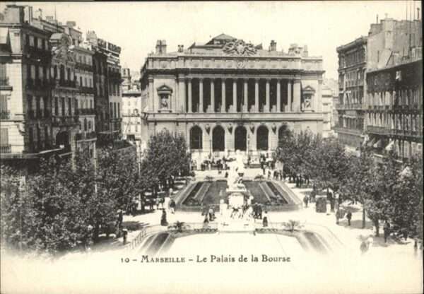 Marseille Bouches-du-Rhone le Palais de la Bourse
