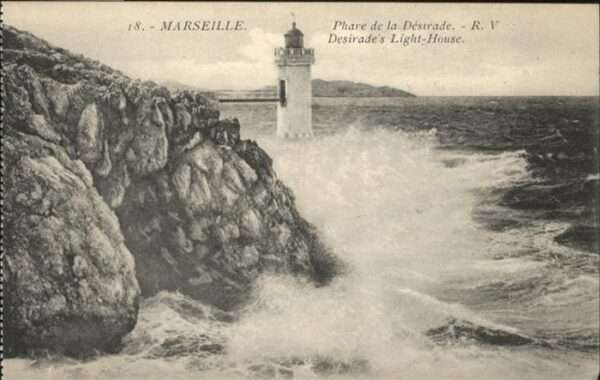 Marseille Bouches-du-Rhone Phare de la Desirade
