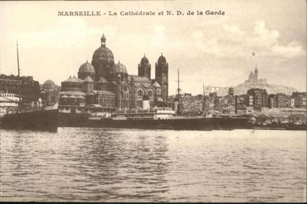 Marseille Bouches-du-Rhone la Cathedrale Notre Dame de la Garde