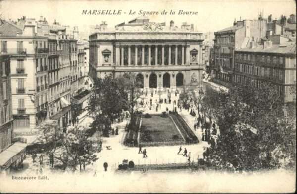 Marseille Bouches-du-Rhone le Square de la Bourse