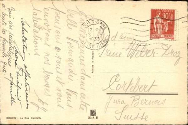 Rouen la Rue Damiette Künstler Barday – Bild 2
