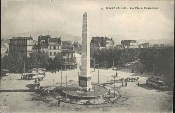 Marseille Bouches-du-Rhone la Place Casellane Strassenbahn