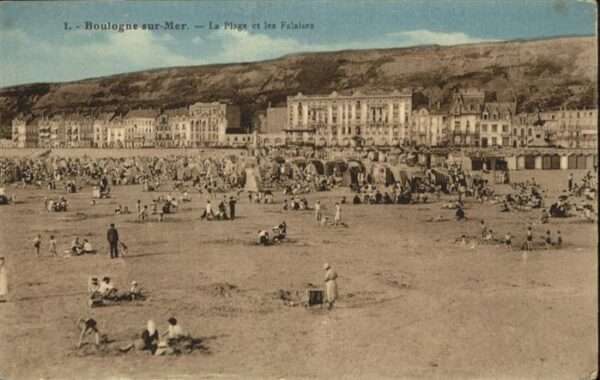 Boulogne-sur-Mer la Plage les Falaises