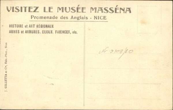 Nice Alpes Maritimes Musee Massena Promenade des Anglais – Bild 2