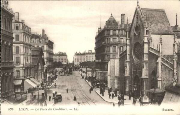 Lyon France la Place des Cordeliers