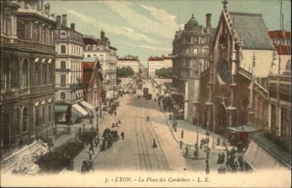 Lyon France la Place des Cordeliers