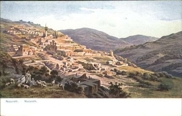 Nazareth Israel Künstler F Perlberg Schafe