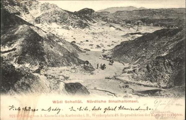 Wadi Schellal Nördliche Sinaihalbinsel