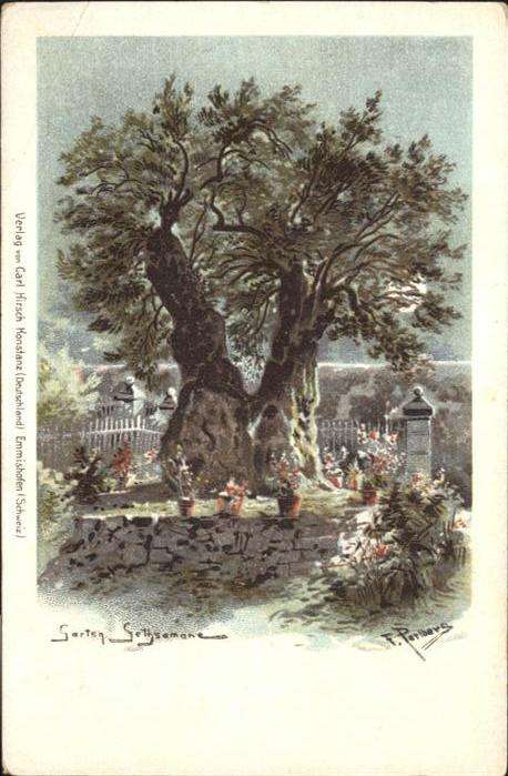Gethsemane Künstler F Perlberg Garden