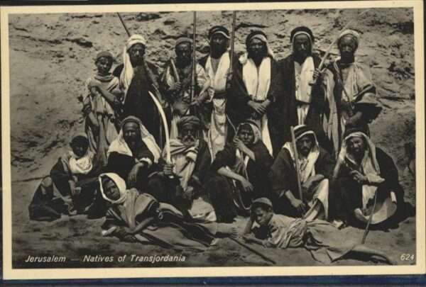 Jerusalem Yerushalayim Natives Transjordania