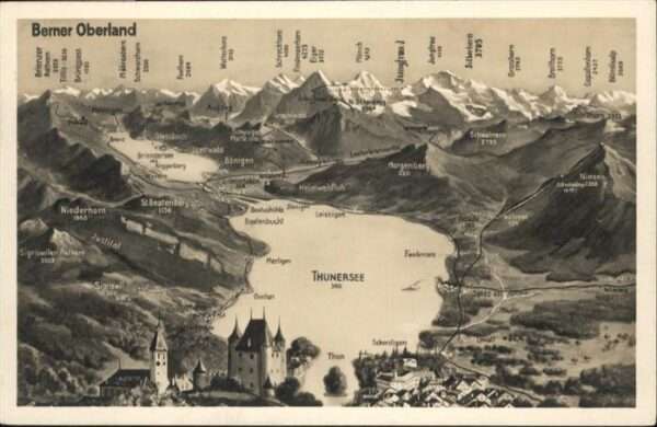 Thun Thunersee Panorama