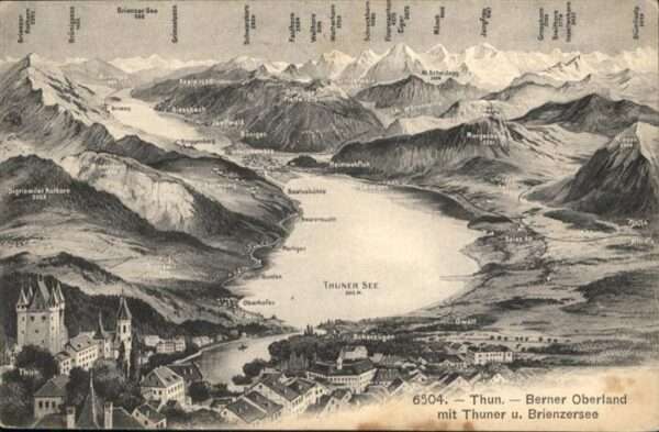 Thun Berner Oberland Thunersee Brienzersee P