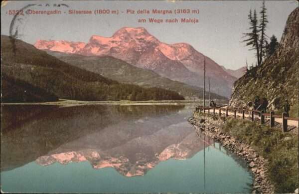 Oberengadin GR Silsersee Piz della Margna