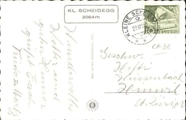 Kleine Scheidegg Interlaken Eiger Mönch – Bild 2
