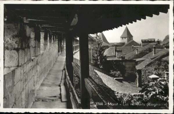 Murten Morat Les remparts Ringmauer