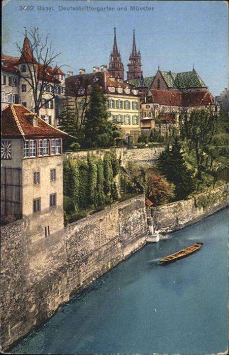 Basel BS Deutschrittergarten Münster Schiff