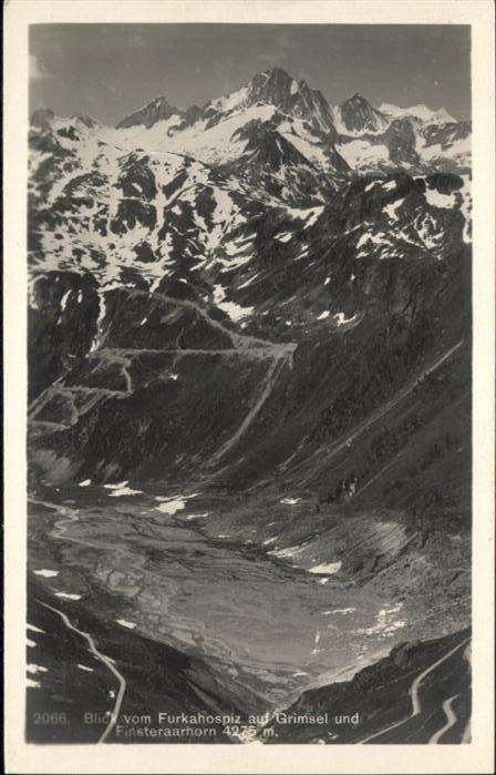 Grimsel Pass Furkahospiz Finsteraarhorn