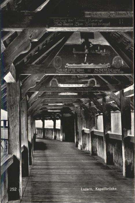 Luzern LU Kapellbrücke